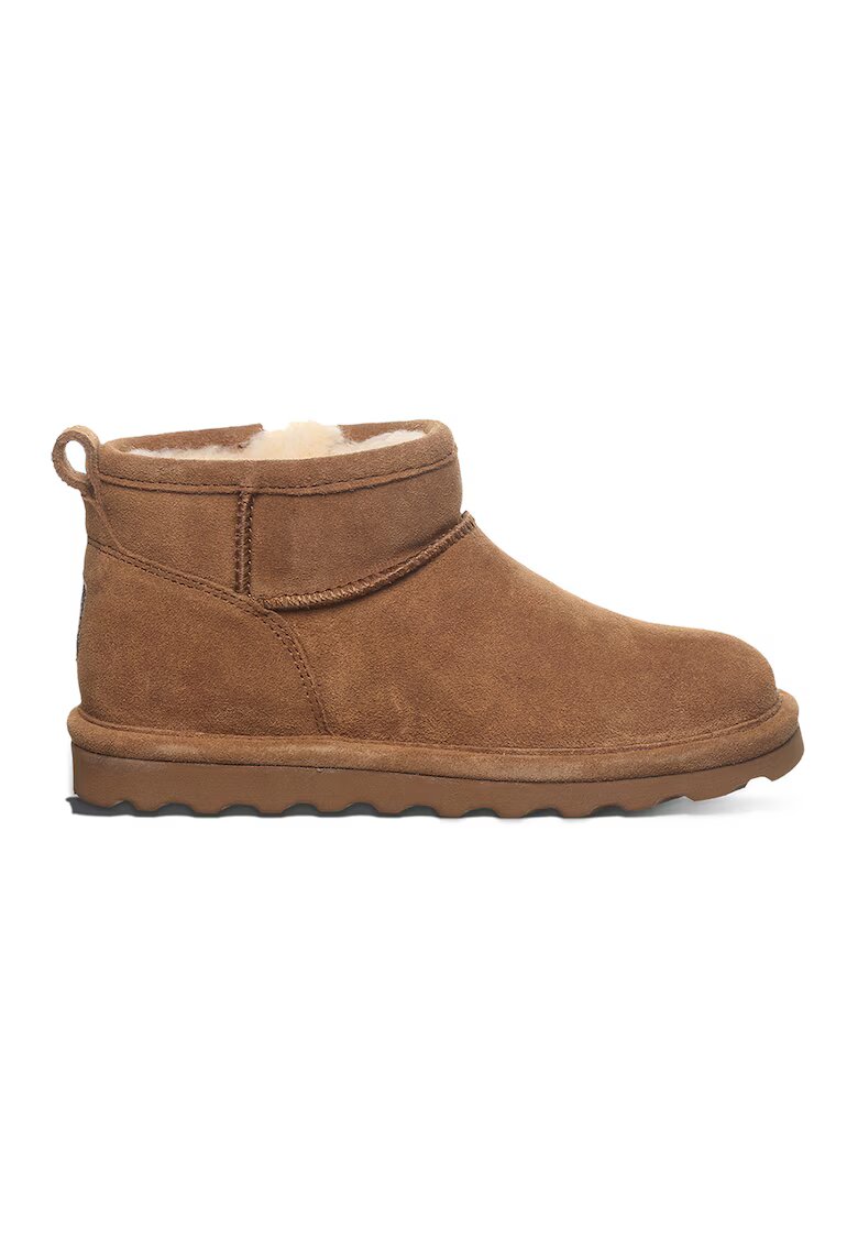 Bearpaw Ghete fara inchidere din piele intoarsa - Caramel