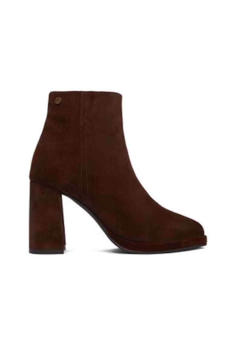 Beverly Hills Polo Club Botine dama maro - piele - Maro