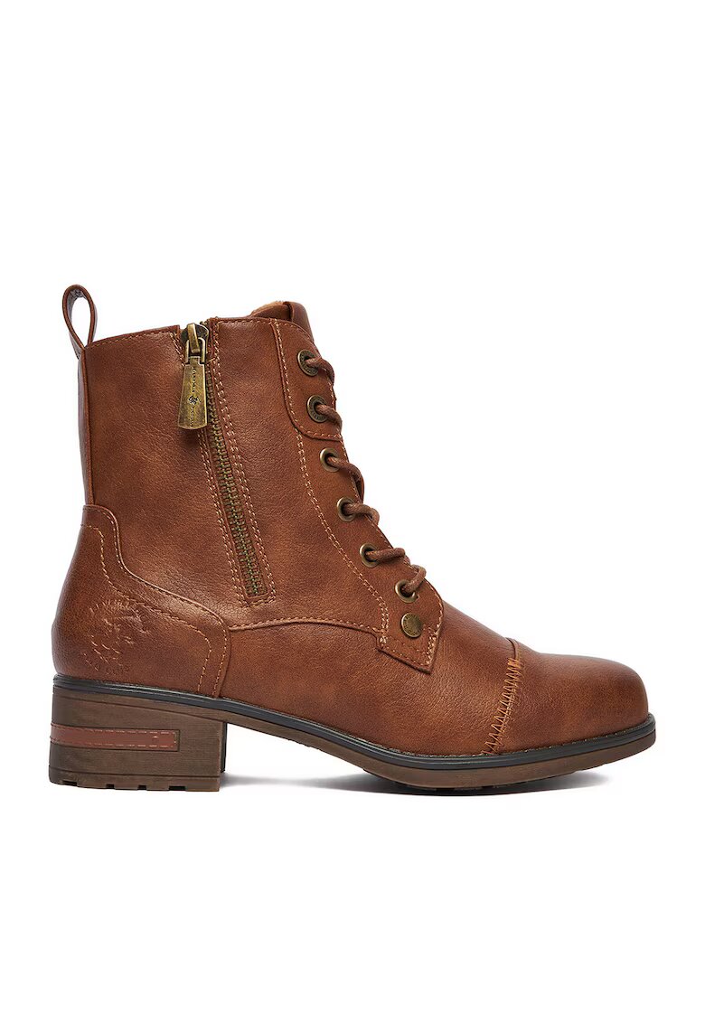 Beverly Hills Polo Club Botine dama - maro - textil CEO-WS6631-01
