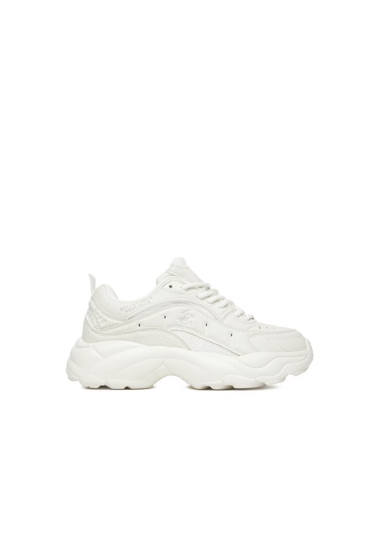 Beverly Hills Polo Club Pantofi sport dama - textil - alb