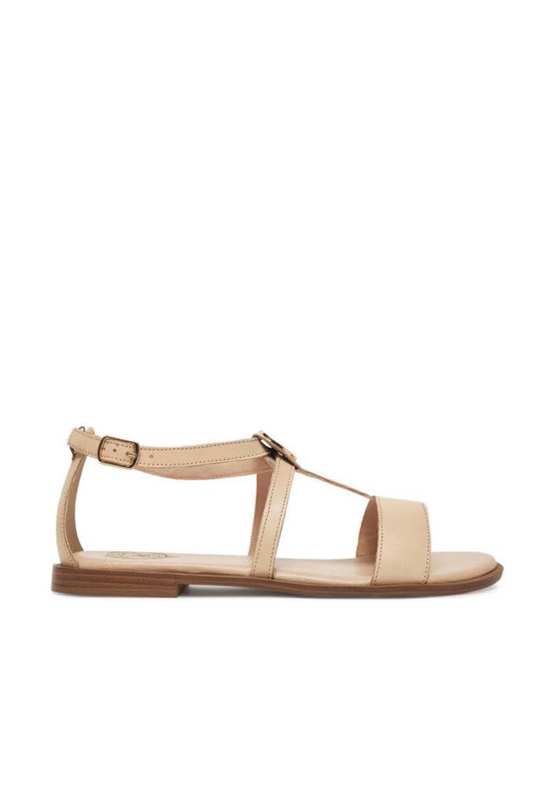 Beverly Hills Polo Club Sandale dama - piele naturala - bej