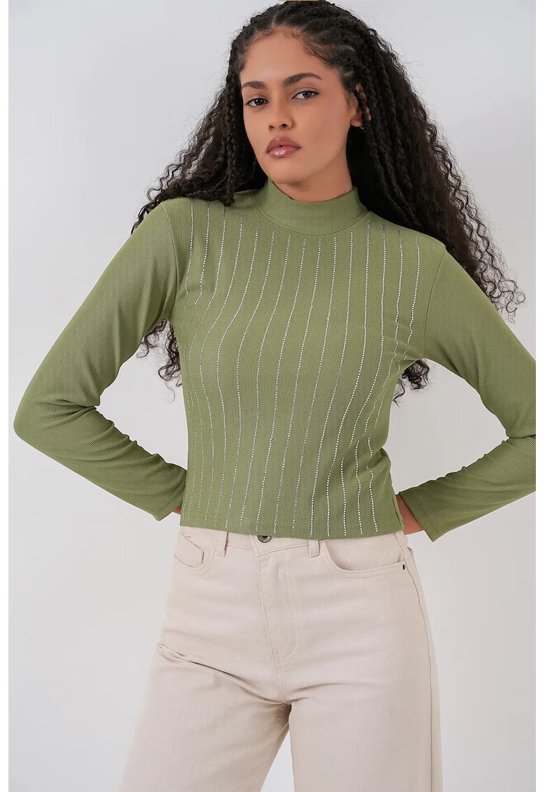 Big Dart Bluza dama - HiCCUP - Jerseu - Verde pin