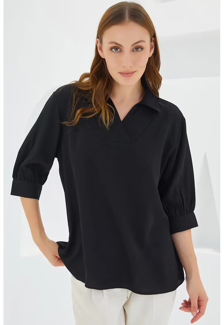 Big Dart Bluza lejera cu guler Polo