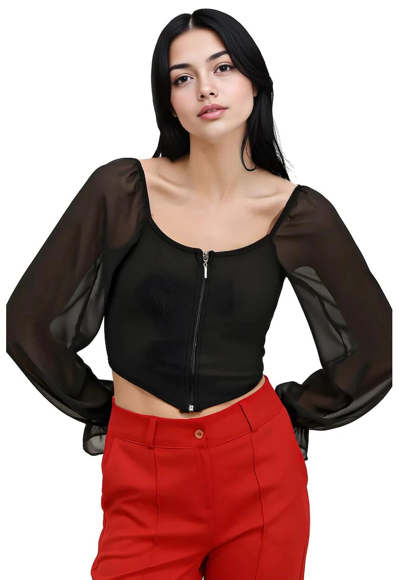 Big Dart Bluza pentru dama - HiCCUP - Poliester/Lycra - Negru