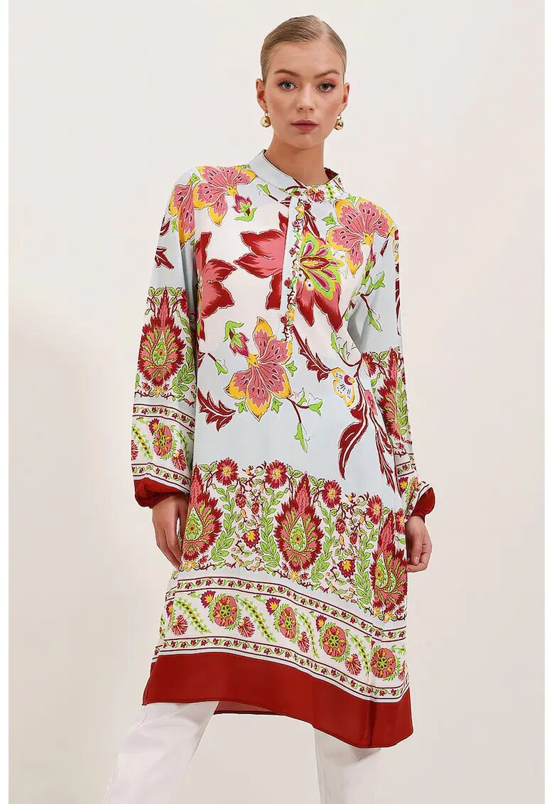 Big Dart Rochie midi - Rosu - Visiniu