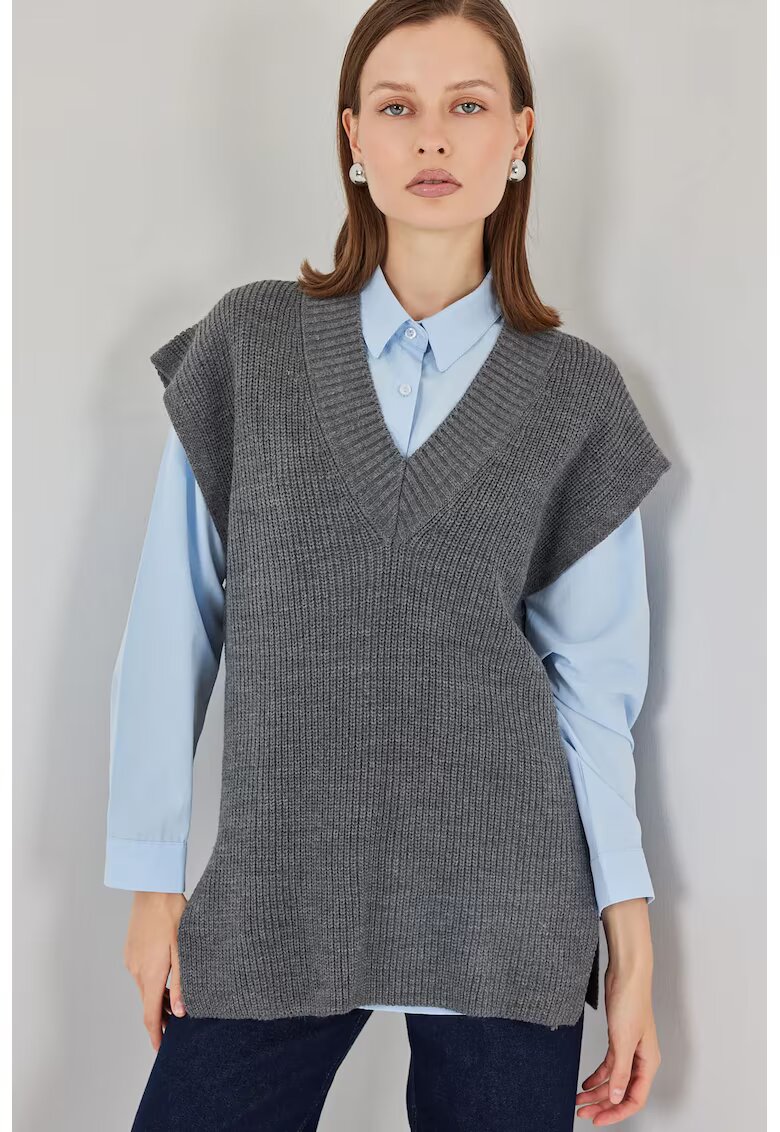 Big Dart Vesta - BigDart - Tricot - Gri -