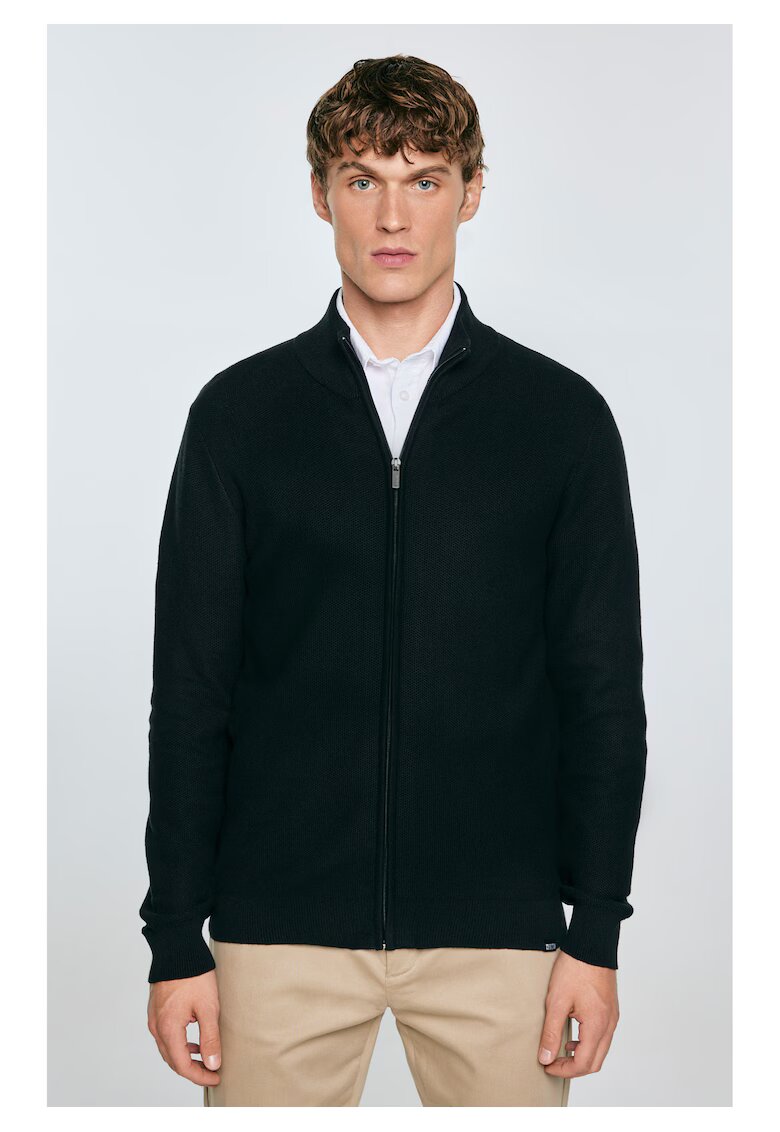 Big Star Cardigan barbatesc cu guler mediu Olafi