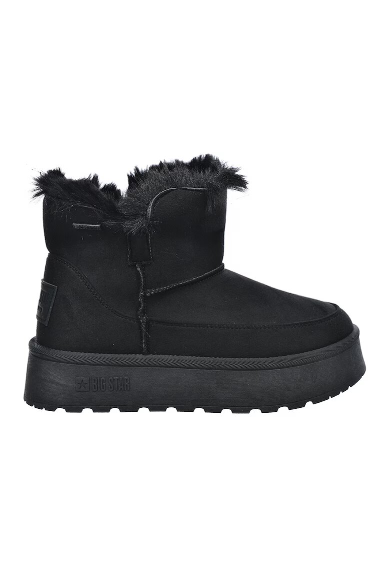 Big Star Ghete cu talpa plata - Negru