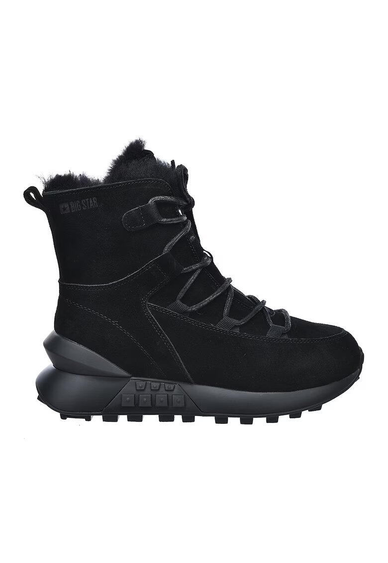Big Star Ghete de piele intoarsa - Negru