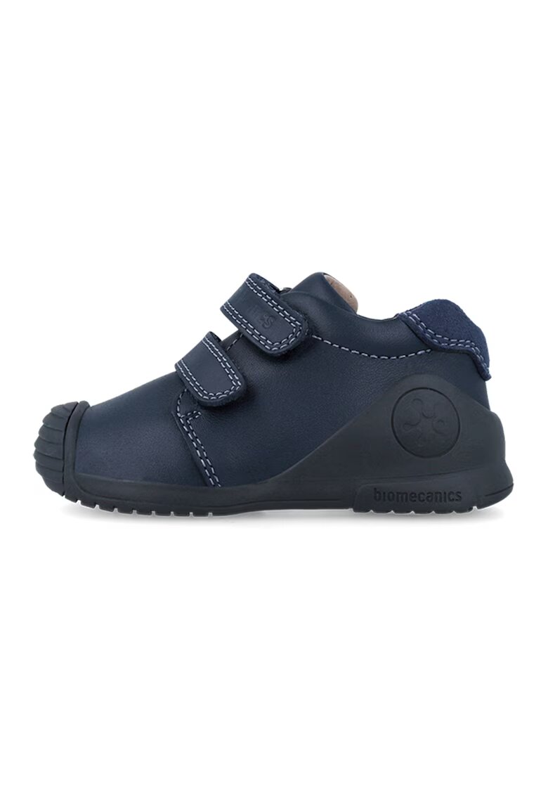 Biomecanics Pantofi sport de piele cu velcro - Bleumarin