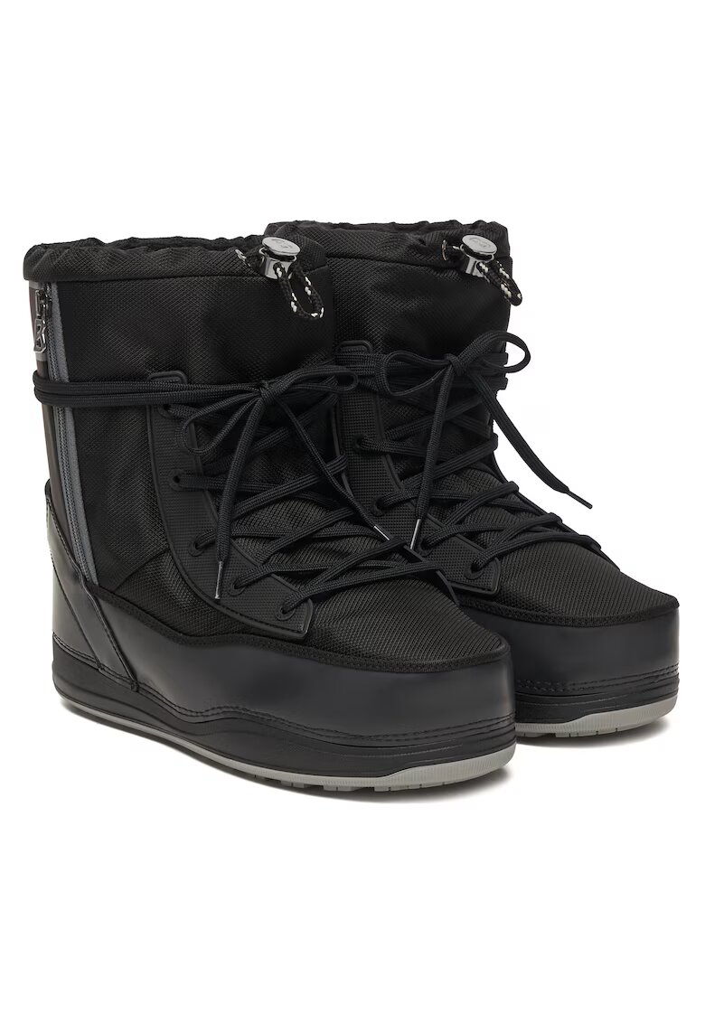 BOGNER Ghete barbati - Laax 8 - piele ecologica - Negru-Gri - Negru/Gri