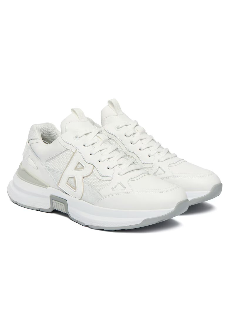 BOGNER Pantofi sport barbati - alergare - piele naturala - alb