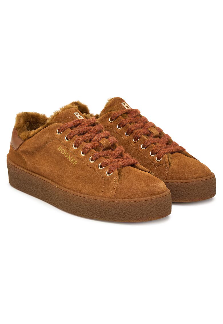 BOGNER Tenisi dama 2254021 - piele naturala - maro
