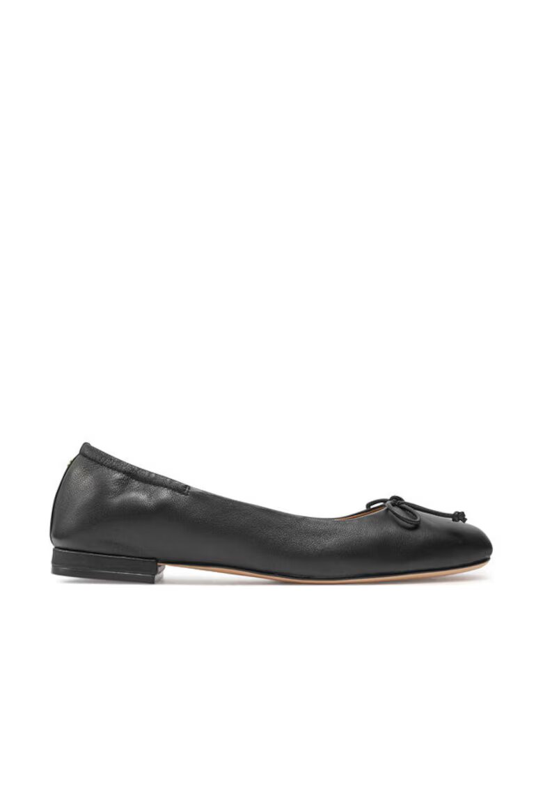 BOSS Balerini dama - piele lacuita - negru
