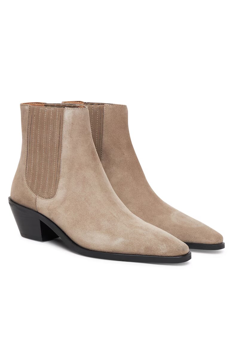 BOSS Botine dama 50548781 - Piele naturala - Maro - Maro