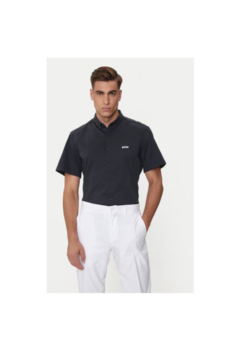 BOSS Camasa barbati - 303676278 - Bumbac - Albastru - Albastru