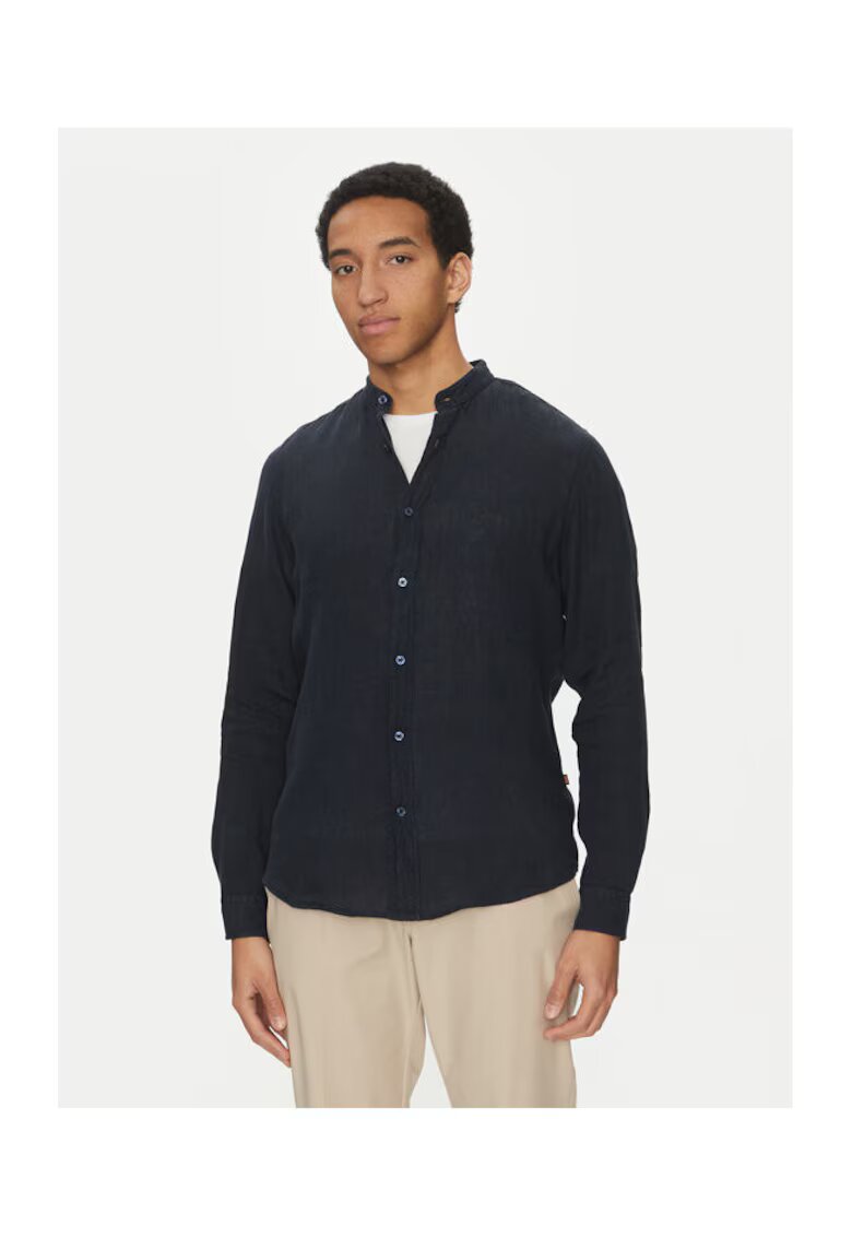 BOSS Camasa barbati bleumarin - bumbac -