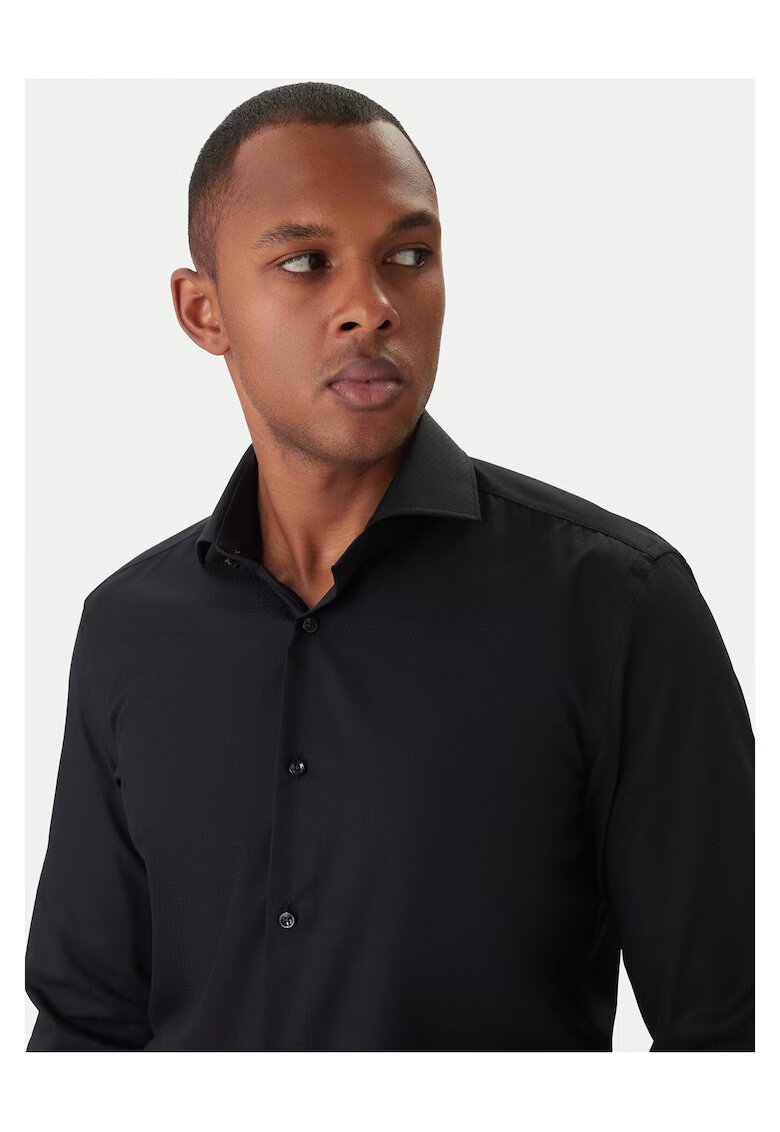 BOSS Camasa barbati negru
