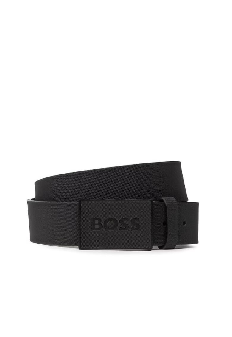 BOSS Curea barbati Icon-S1 - Sintetic - Negru