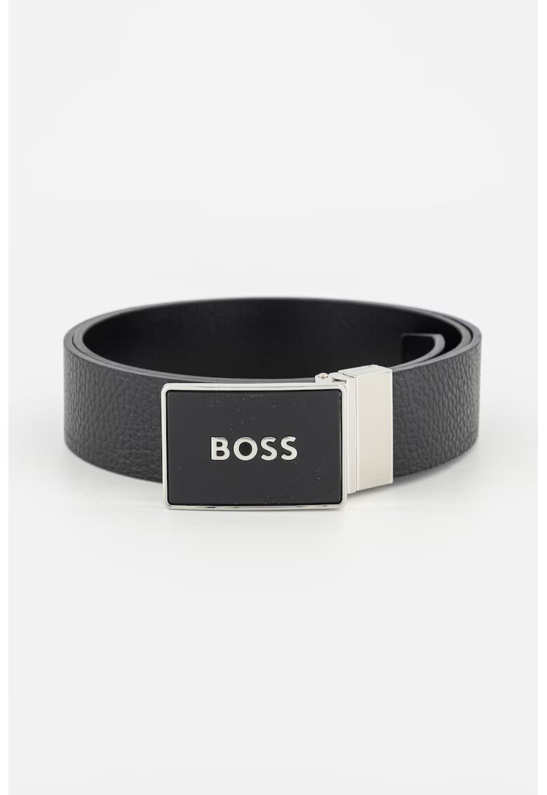 BOSS Curea de piele Icon - Negru
