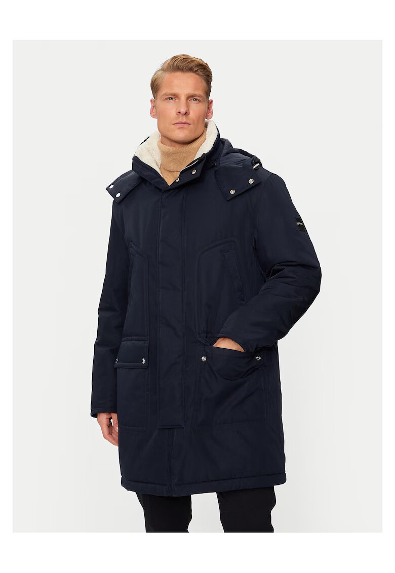 BOSS Geaca barbati parka - bleumarin -