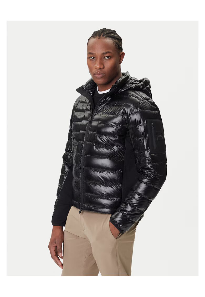 BOSS Geaca de puf barbati neagra