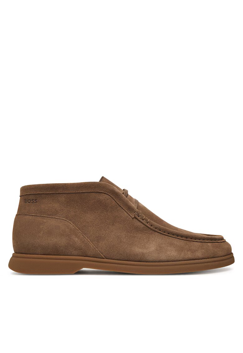 BOSS Ghete barbati model Sienne - piele naturala - bej