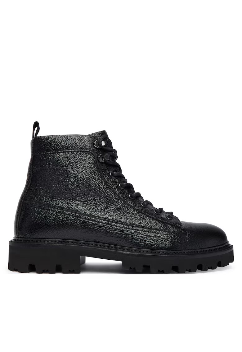 BOSS Ghete barbati Negru - piele naturala