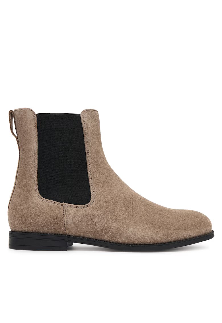 BOSS Ghete dama model Open - piele naturala - maro