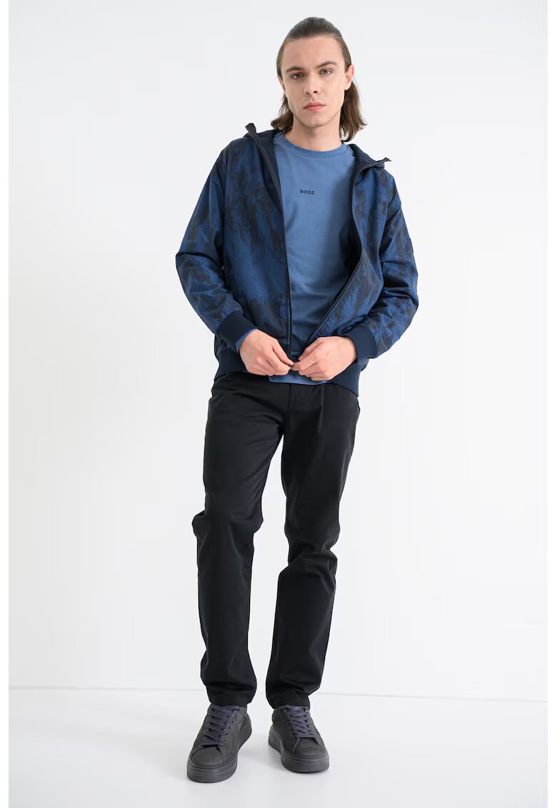 BOSS Jacheta reversibila cu gluga Ze - Bleumarin