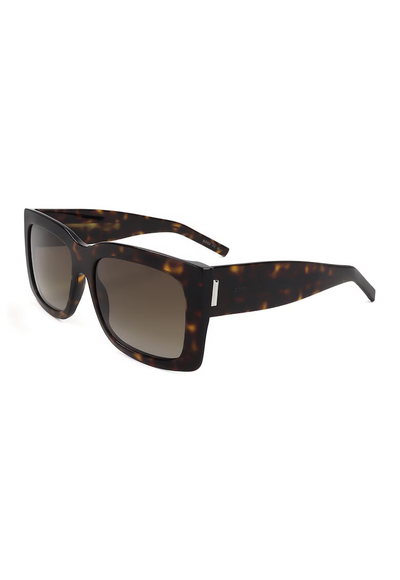 BOSS Ochelari de soare dreptunghiulari - Negru/Maro deschis