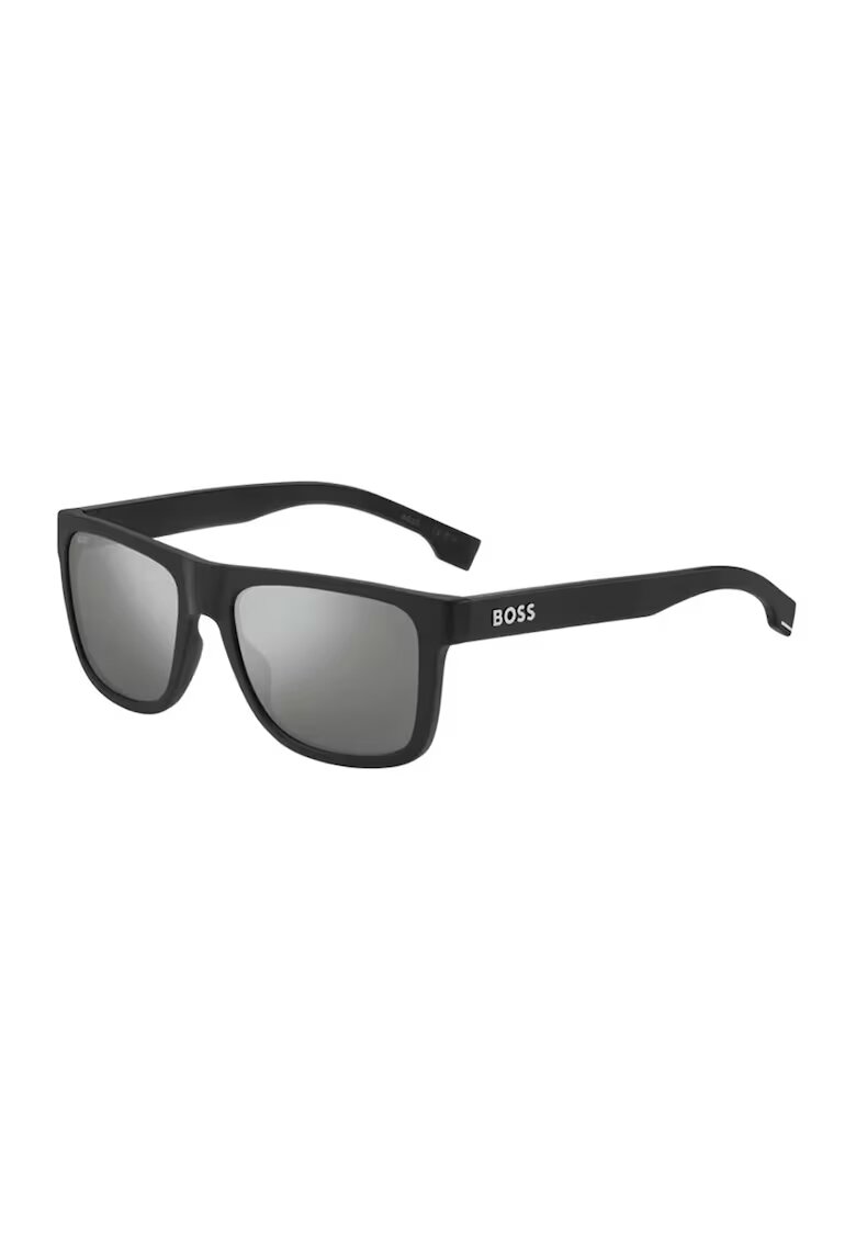 BOSS Ochelari de soare dreptunghiulari - Negru stins