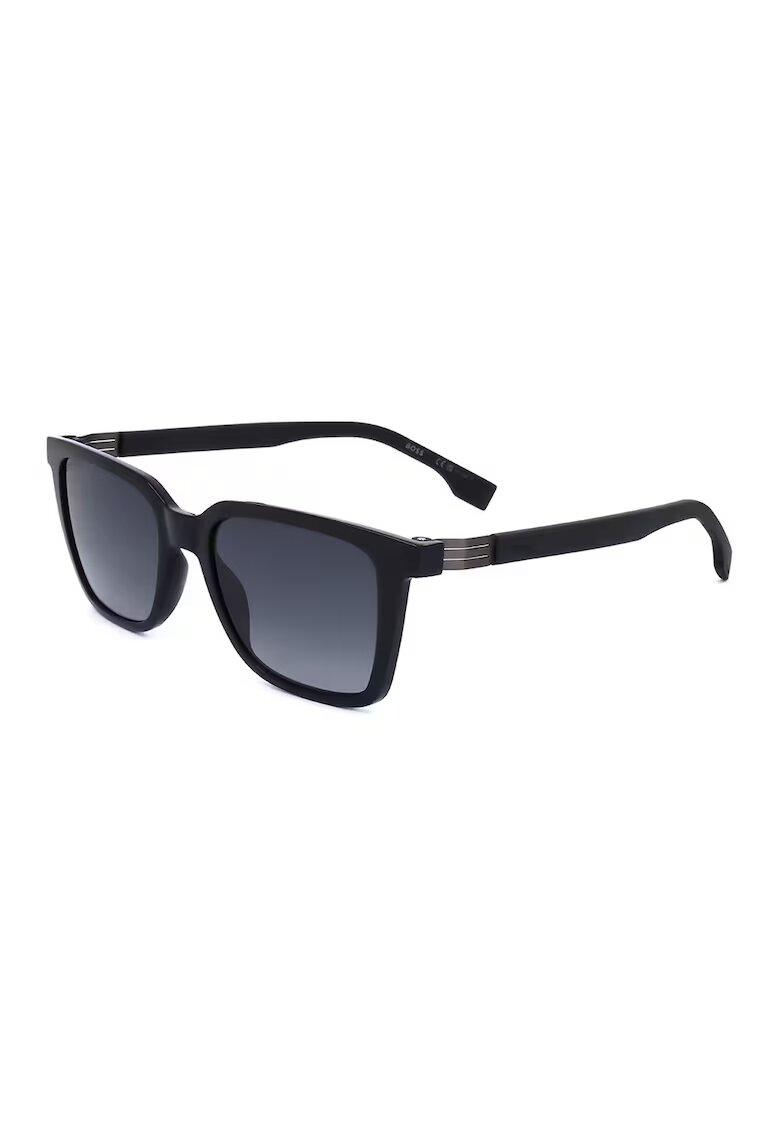 BOSS Ochelari de soare patrati cu lentile in degrade - Gri antracit