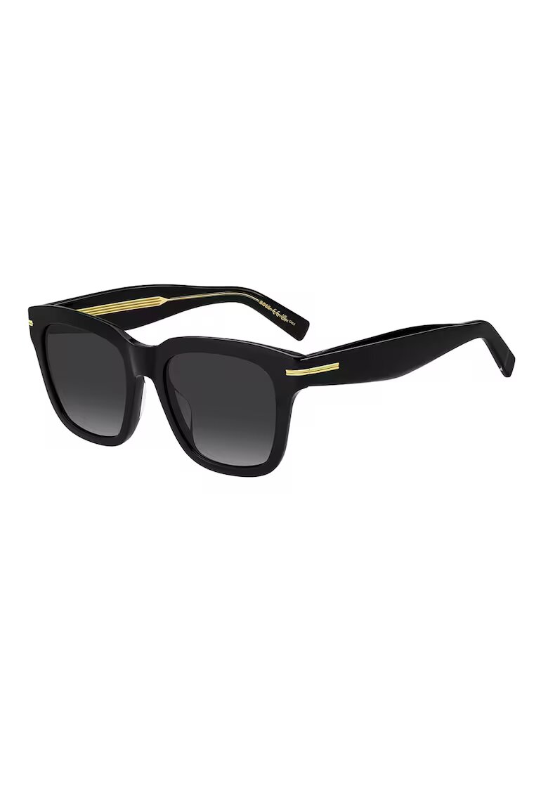 BOSS Ochelari de soare patrati cu lentile in degrade - Negru