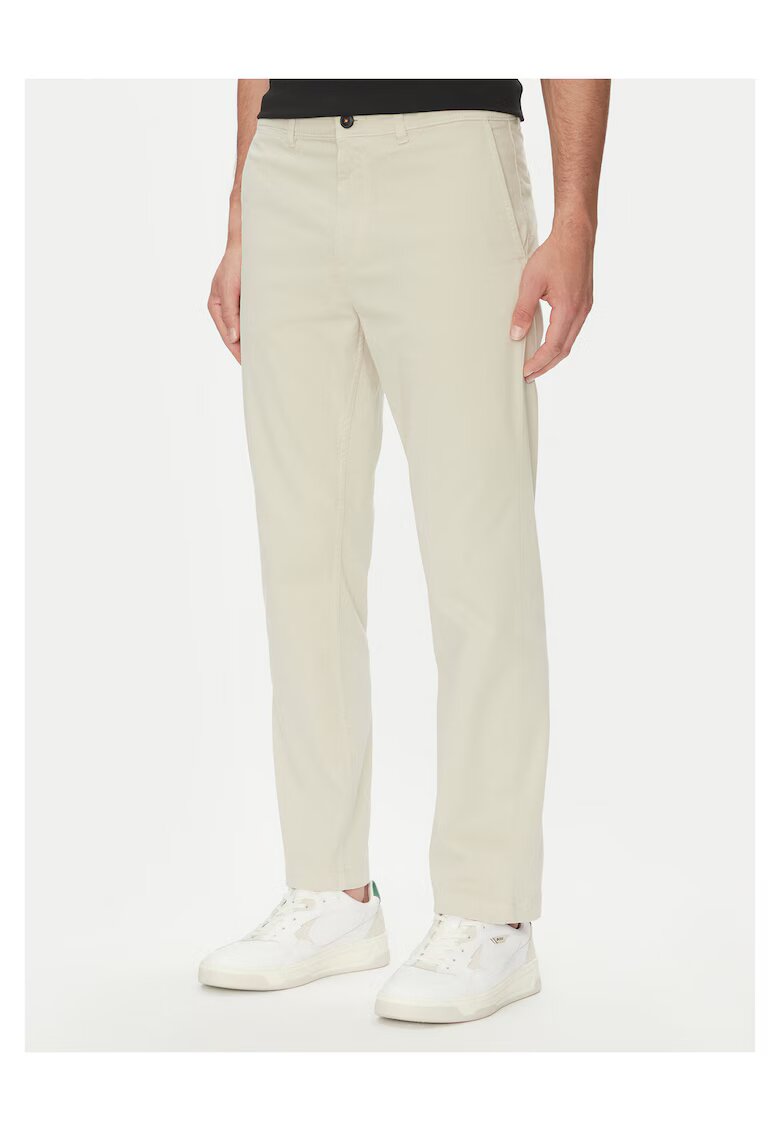 BOSS Pantaloni barbati bej - chino