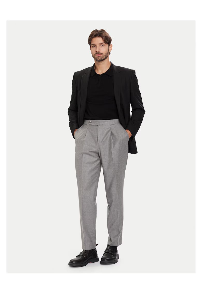 BOSS Pantaloni barbati chino - gri -