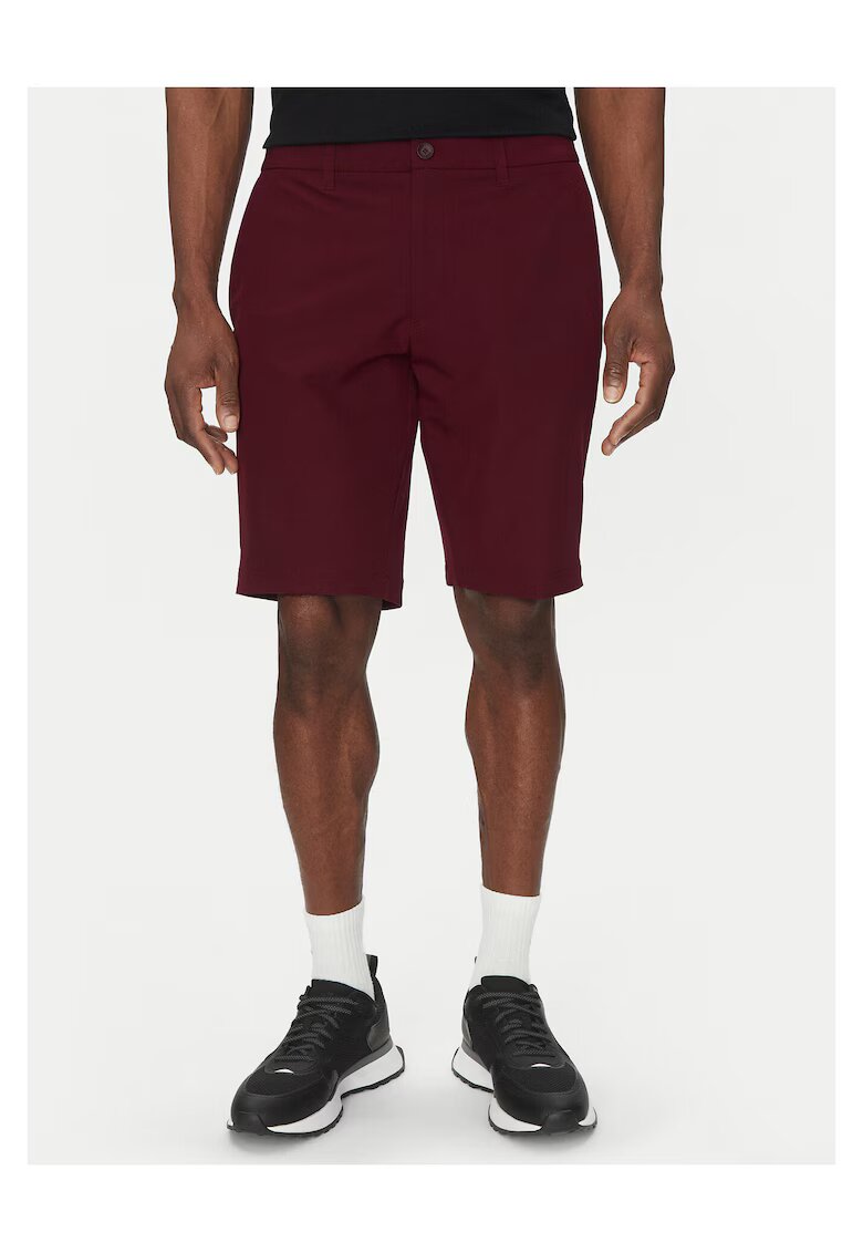 BOSS Pantaloni barbati sort - bordo