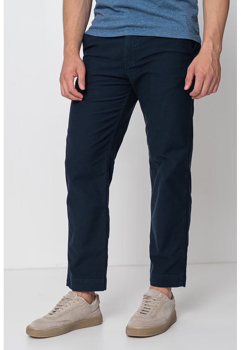 BOSS Pantaloni regular fit - Bleumarin