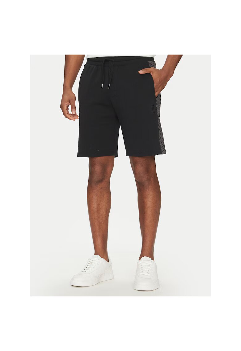 BOSS Pantaloni sport barbati negru - material respirabil