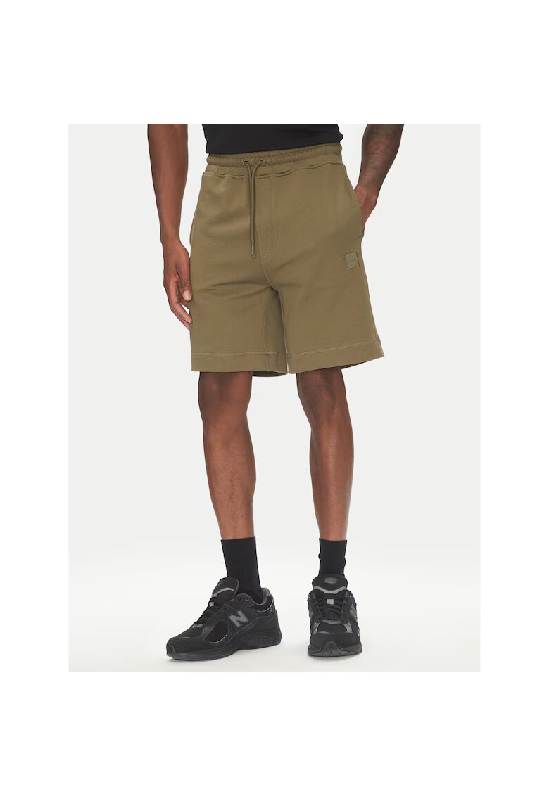 BOSS Pantaloni sport barbati verde masliniu - material respirabil