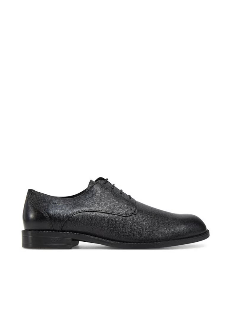 BOSS Pantofi barbatesti - piele naturala - negru - inchidere cu sireturi -