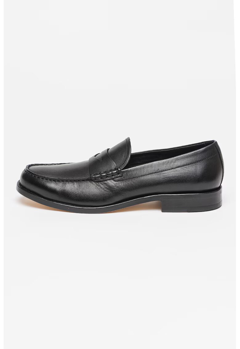 BOSS Pantofi loafer de piele Tayil - Negru