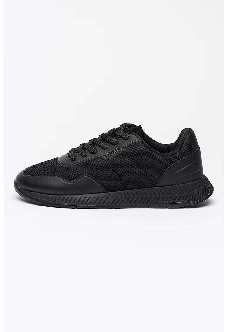 BOSS Pantofi sport de plasa Titanium - Negru