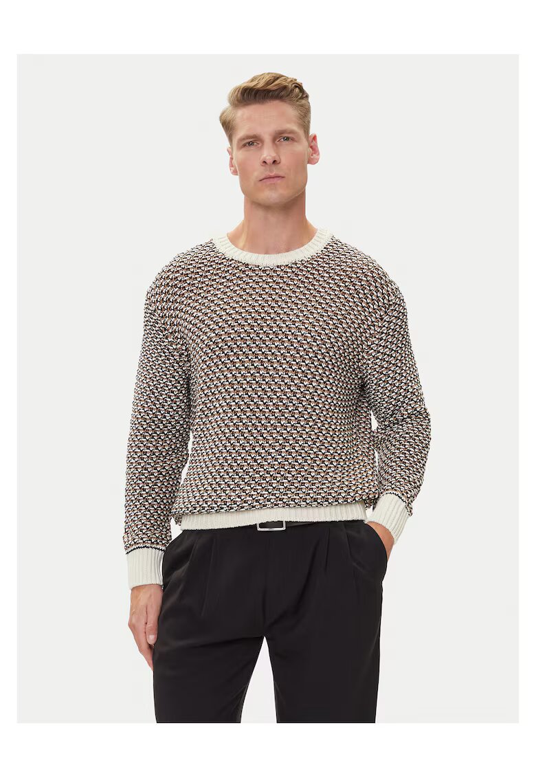 BOSS Pulover pentru barbati bej