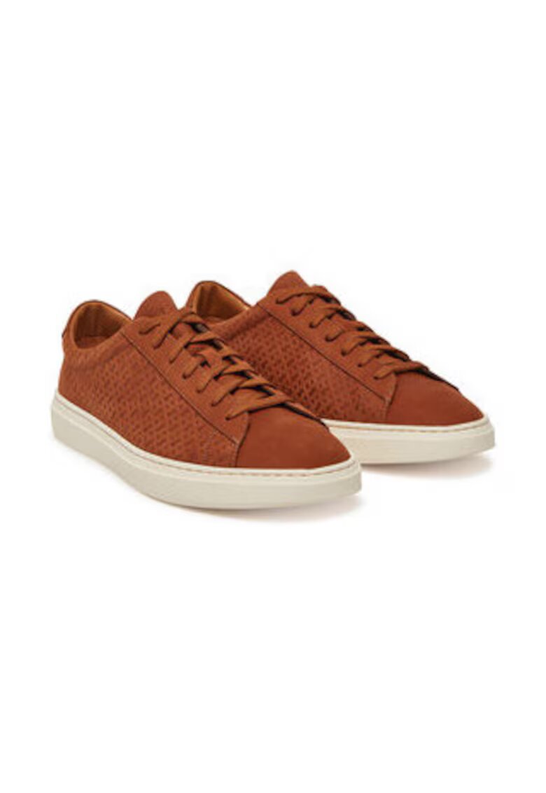 BOSS Tenisi barbatesti - 304959530 - piele naturala - maro