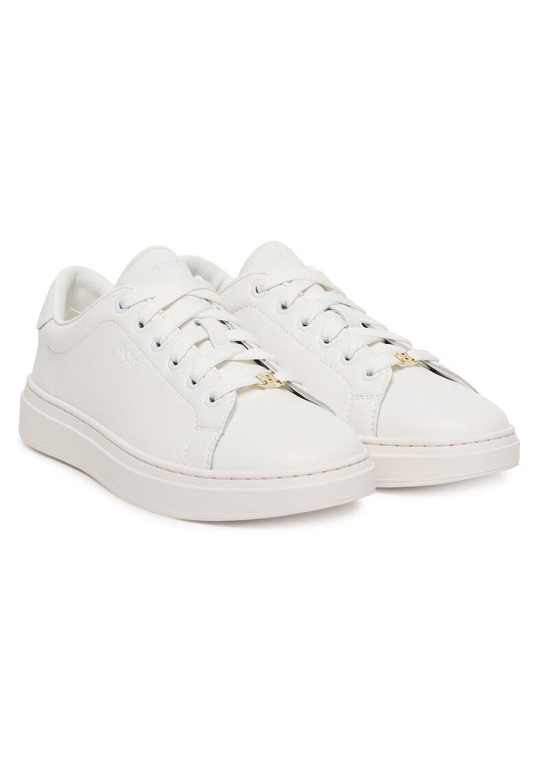 BOSS Tenisi dama - piele naturala - alb -
