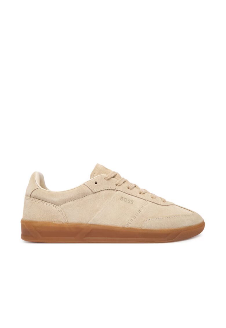 BOSS Tenisi dama - piele naturala - Bej deschis -