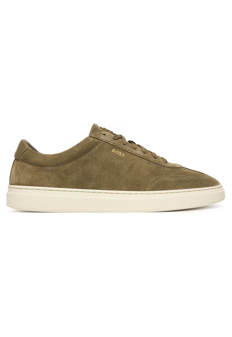 BOSS Tenisi model 301 Kieran - piele naturala - verde inchis