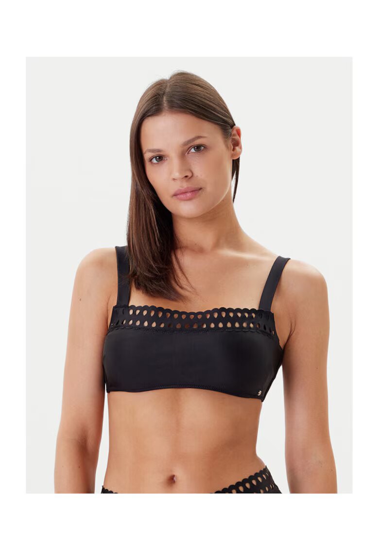 BOSS Top de baie dama negru