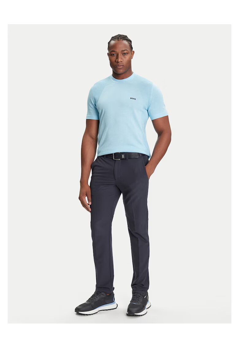 BOSS Tricou albastru deschis pentru barbati - Albastru